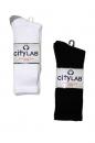 CITYLAB(シティラブ)/Cotton Athletic Socks long 3packs [BLACK]